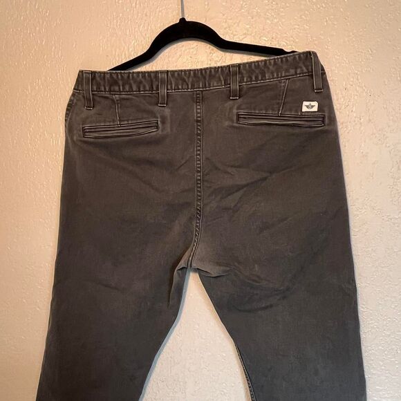 Dockers Men's Grey and Brown Jeans Original Alpha Khaki Size 32 - Picture 5 of 8